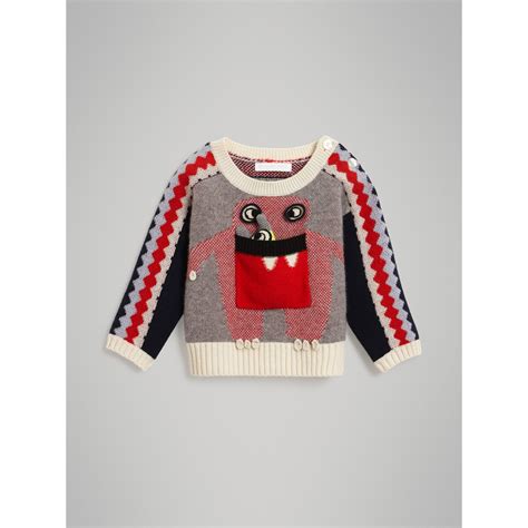 burberry monster cashmere sweater